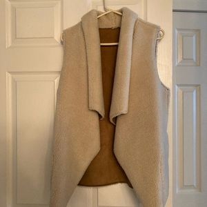 Reversible Suede Vest, size medium